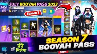 NEXT BOOYAH PASS IN FREE FIRE  SEASON 7 BOOYAH PASS FREE FIRE  AUGUST BOOYAH PASS FREE FIRE 2023