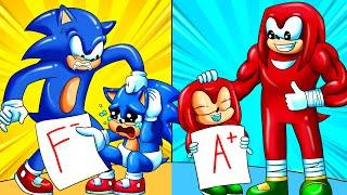 My Dad Vs Your Dad - Who is The Best? - Baby Sonic Sad Story - Sonic The Hedgehog 3 Animation