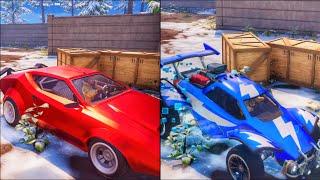 How to Change Car Body Skin  How to Equip Rocket League Skin  Fortnite Chapter 5 Season 1