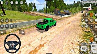 jeep 4*4 off-road driving  bus simulator indonesia
