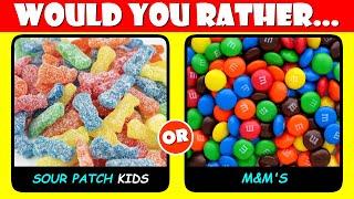 Would You Rather…? CANDY Edition   80 Different Candies & Junk Food   