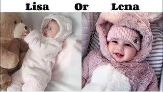 Lisa Or Lena - Choices - Baby furniture clothes toys - Aesthetic World. #lisaandlena #lena #lisa