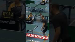 The Breakthrough #shorts #smash #tabletennis #legend