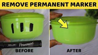 Simple 3 Ways to Remove Permanent Marker Sharpie from Plastic.