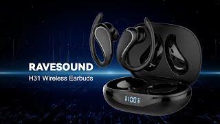 RAVESOUND H31 Sport Wireless Earbuds - Feel Comfort Fuel fitness