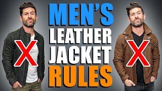 How To PROPERLY Wear a Leather Jacket Top 6 Leather Wearing Dos & Donts