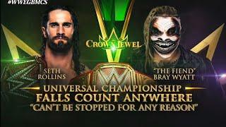 WWE Crown Jewel 2019 - Official And Full Match Card HD Vintage