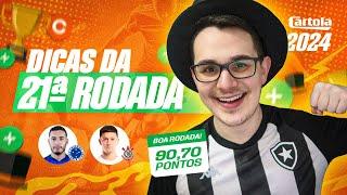 DICAS #21 RODADA  CARTOLA FC 2024  PRA MITAR DE NOVO