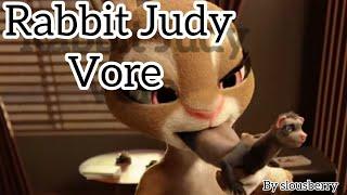Rabbit Judy swallowing and digestion vore by slousberry #V -ANIM 3
