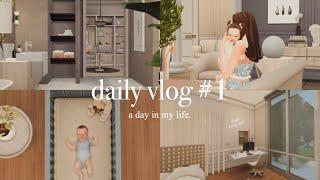 day in my life  move to new house + cleaning + cooking etc  the sims 4 vlog