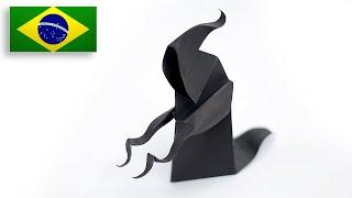 Origami Fantasma - Instruções em Português PT-BR