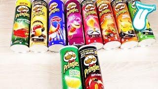 Ultimativer PRINGLES TASTE TEST Chips testen und tasten - 10 Sorten Pringles verspeisen