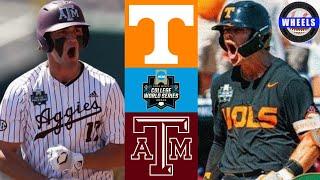 #1 Tennessee v #3 Texas A&M INTENSE  Finals Game 2  College World Series  2024 College Baseball