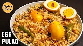 EGG PULAO - SIMPLE AND EASY  EGG PULAO RECIPE  ANDA PULAO  EGG BIRYANI