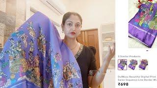 Meesho light weight sarees & Pooja items  skin care products #subscribe @fashionnfun