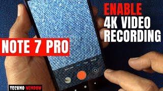 Redmi Note 7 Pro How to Record 4K videos