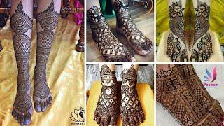 Bridal Foot Mehndi Designs  Bridal Full Feet Mehndi Designs Simple  #foot #mehndi #mehndidesign