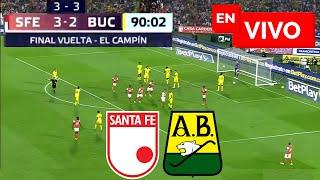   Santa Fe vs Bucaramanga PARTIDO EN VIVO  Final Liga Betplay 2024