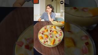 Janhvi Kapoors Favourite Healthy Mouthwatering Fruit Cream Recipe #shorts