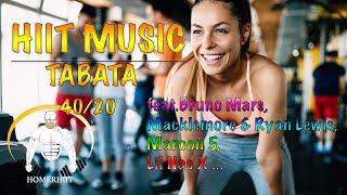 HIIT WORKOUT MUSIC - 4020 - POP MUSIC - feat.Bruno Mars Macklemore & Ryan LewisMaroon 5Lil Nas X