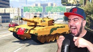 BU ŞAKA OLMALI? OYUNDA TÜRK TANK MODU GTA 5 TÜRKÇE