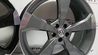 Roda Raw Wheels A16 Audi 5x100 VW Polo T-Cross Golf Virtus e 5x112 Golf Jetta Fusca em 18 e 19