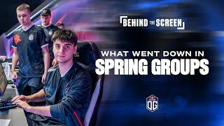 What Went Down In Spring Groups  Behind The Screen