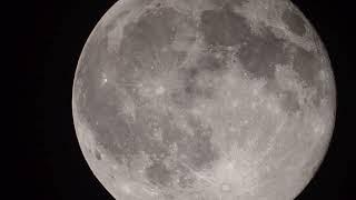 Full Pink Moon through telescope on Easter - 041722