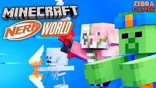 Minecraft Nerf World DLC - Zebras Minecraft Fun