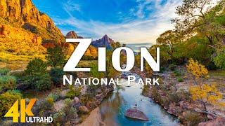 Zion National Park 4K - Scenic Relaxation Film with Relaxing Music - Natural Landscape