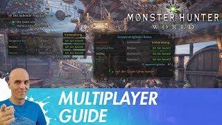 MONSTER HUNTER WORLD Multiplayer - How to DeutschGerman Mehrspieler Guide