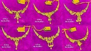 Budget Friendly Gold Necklace Designs From 2.5 Grams With Price  Shridhi Vlog