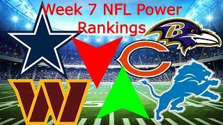 My NFL Week 7 Power Rankings