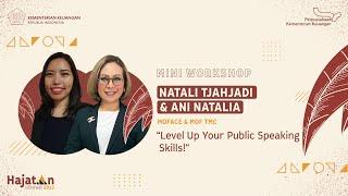 Public Speaking Class bersama Ani Natalia dan Natali Tjahjadi