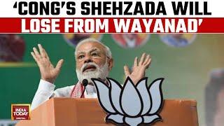 Rahul Ran Away From Amethi PM Modi Hits Out At Rahul Gandhis Fight From Wayanad  Lok Sabha Polls
