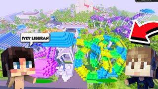 KITA LIBURAN KE TAMAN BERMAIN AIR PALING ASIK DI MINECRAFT