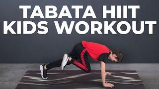 9 Year Old Leads Tabata HIIT Workout For Boys & Girls Exercise For Kids