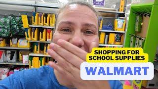 NOT EASY SHOPPING FOR SCHOOL SUPPLIES AT WALMART. Life in USA.