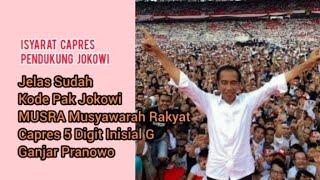 Isyarat Presiden Jokowi Dukung Ganjar Dalam Musra Relawan Jokowi Prabowo Siap Mental#capres2024