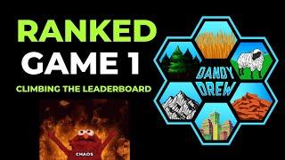 Catan Pro Climbs The Leaderboard - Game 1