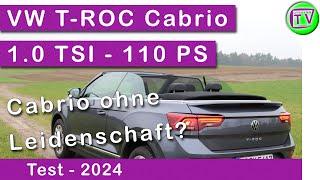 Test VW T-Roc Cabrio 1.0 TSI 110 PS 2023