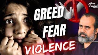 How to minimise greed fear violence within ourselves?  Acharya Prashant with IIT-Kanpur 2023