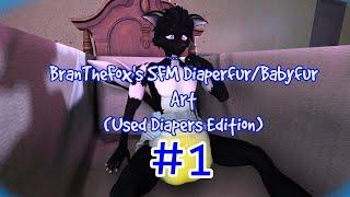 BranTheFoxs SFM DiaperfurBabyfur Art Used Diapers #1