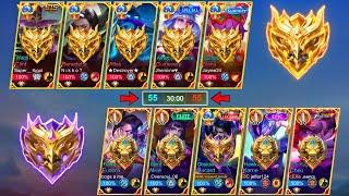 5 Mythic Immortal Pro Enemy Vs Global Alucard with 4 Nubs The Most Intense Match in 2024 Who Win?