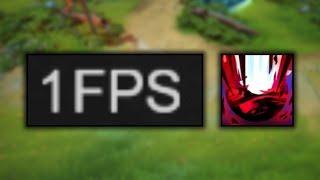 your hero is so broken its 1 FPS 7.36 Dota 2