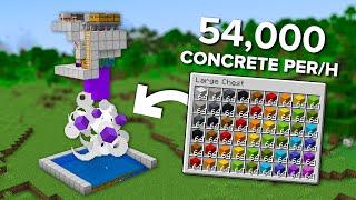 Minecraft EASY Fully Automatic Concrete Maker