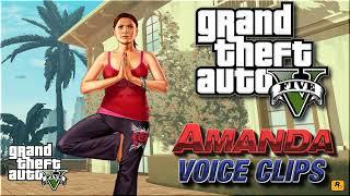 All Amanda De Santa Voice Clips • Grand Theft Auto 5 • All Voice Lines • GTA V • Funny