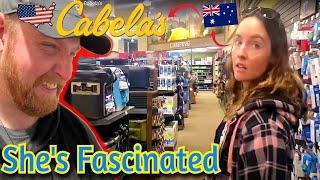 American Reacts to an Australian Visits Cabelas USA