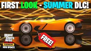FIRST LOOK AT GTA ONLINE SUMMER DLC - Free NEW Supercar But Only For GTA+ Members
