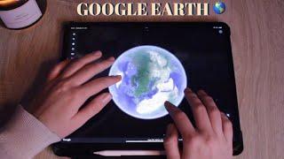 ASMR Let‘s explore the world together Google Earth  germandeutsch